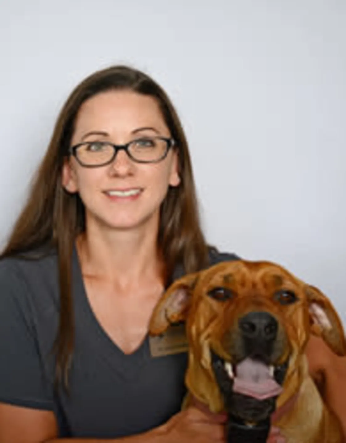 Dr. Andrist WITH A DOG Dr. Andrist WITH A DOG