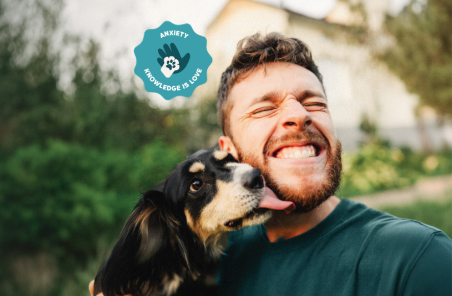 Dog Licking Owner's Face