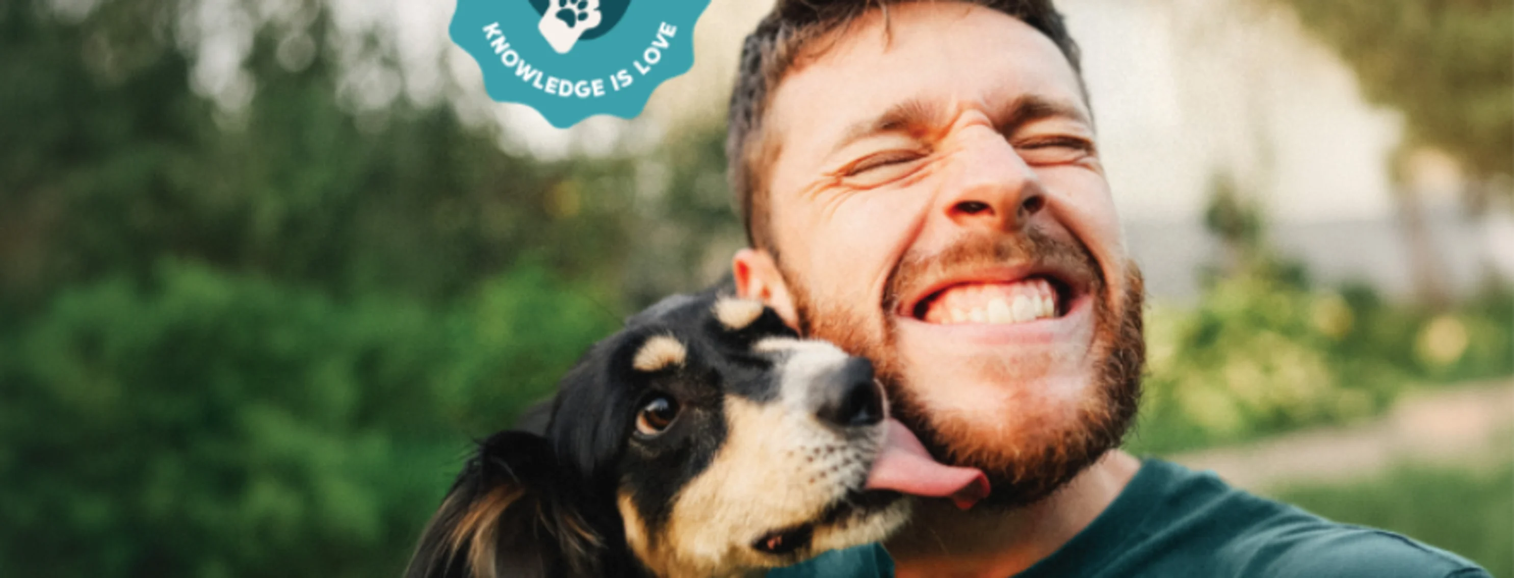 Dog Licking Owner's Face Dog Licking Owner's Face