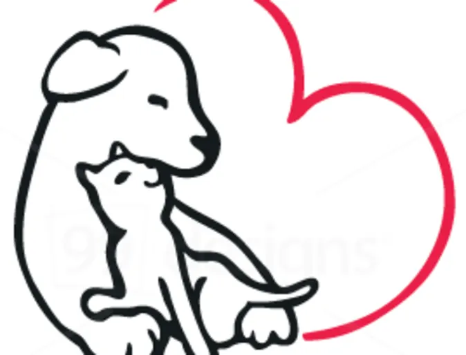 Dog and cat logo Dog and cat logo