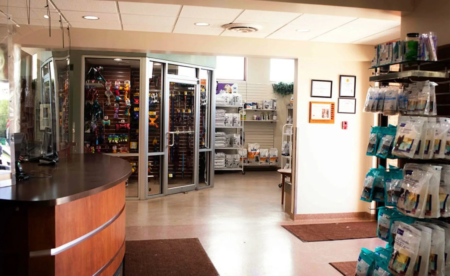 Inside Nebraska Animal Medical Center. Inside Nebraska Animal Medical Center.