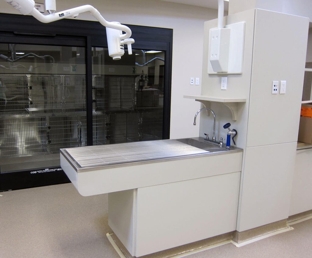 A look at one of our hospital rooms