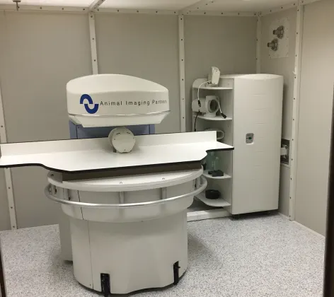 The MRI machine at Airline Animal Health & Surgery Center