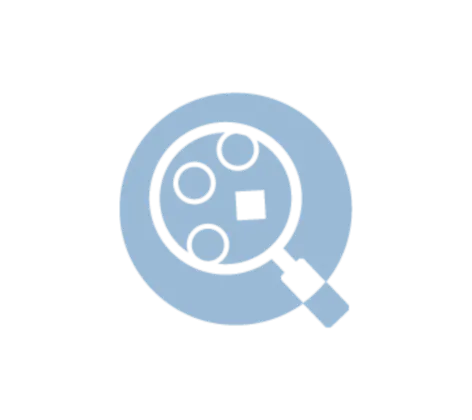 Pale blue magnifying glass icon Pale blue magnifying glass icon