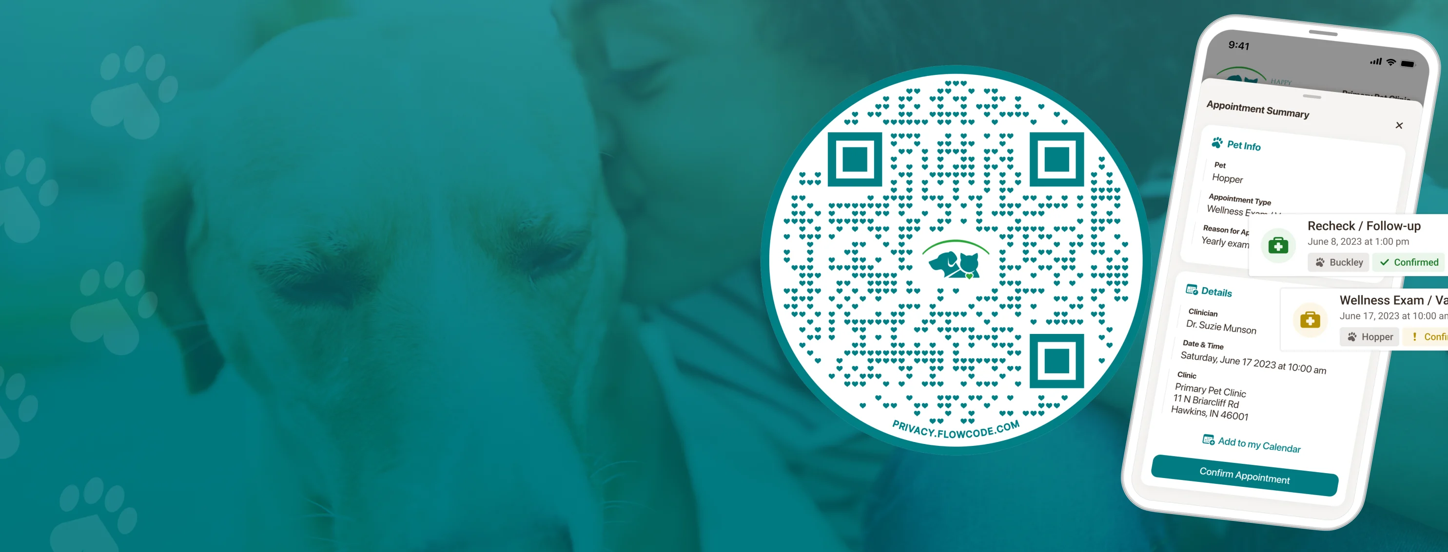 Happy Health Pets App Download QR Code