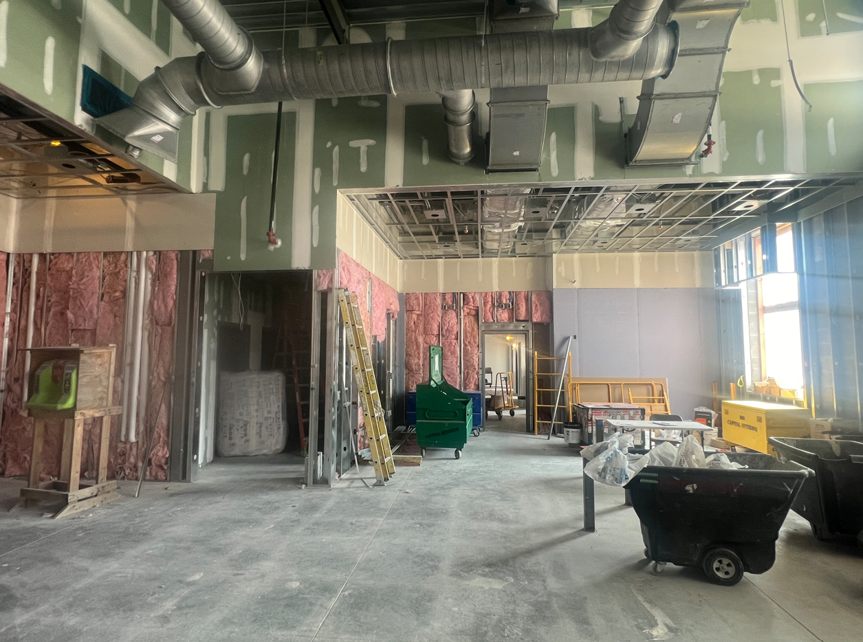 Lobby in construction.
