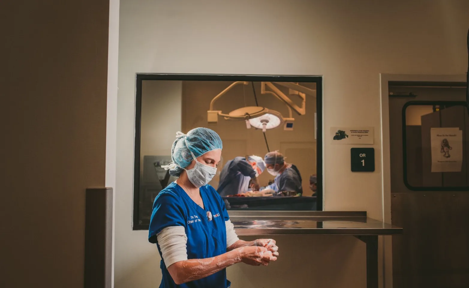 DVM in scrubs. DVM in scrubs.