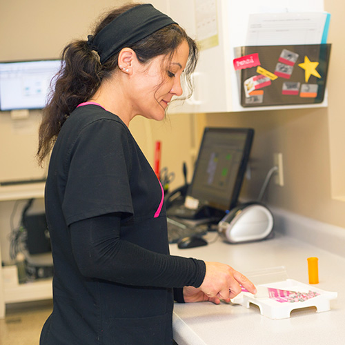 Tammy working