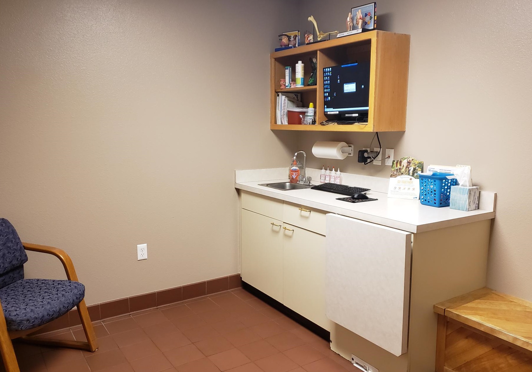 Dog examination room at Friendship Hospital for Animals