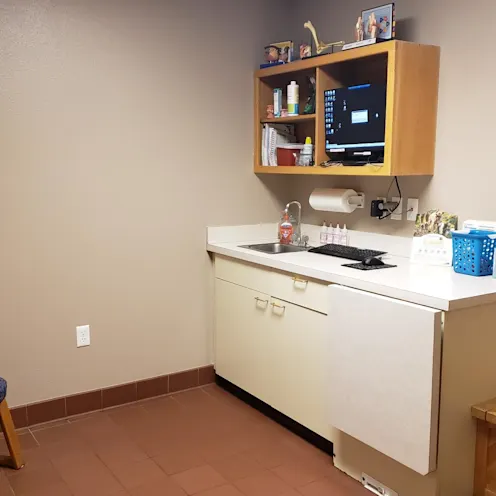 Dog examination room at Friendship Hospital for Animals Dog examination room at Friendship Hospital for Animals