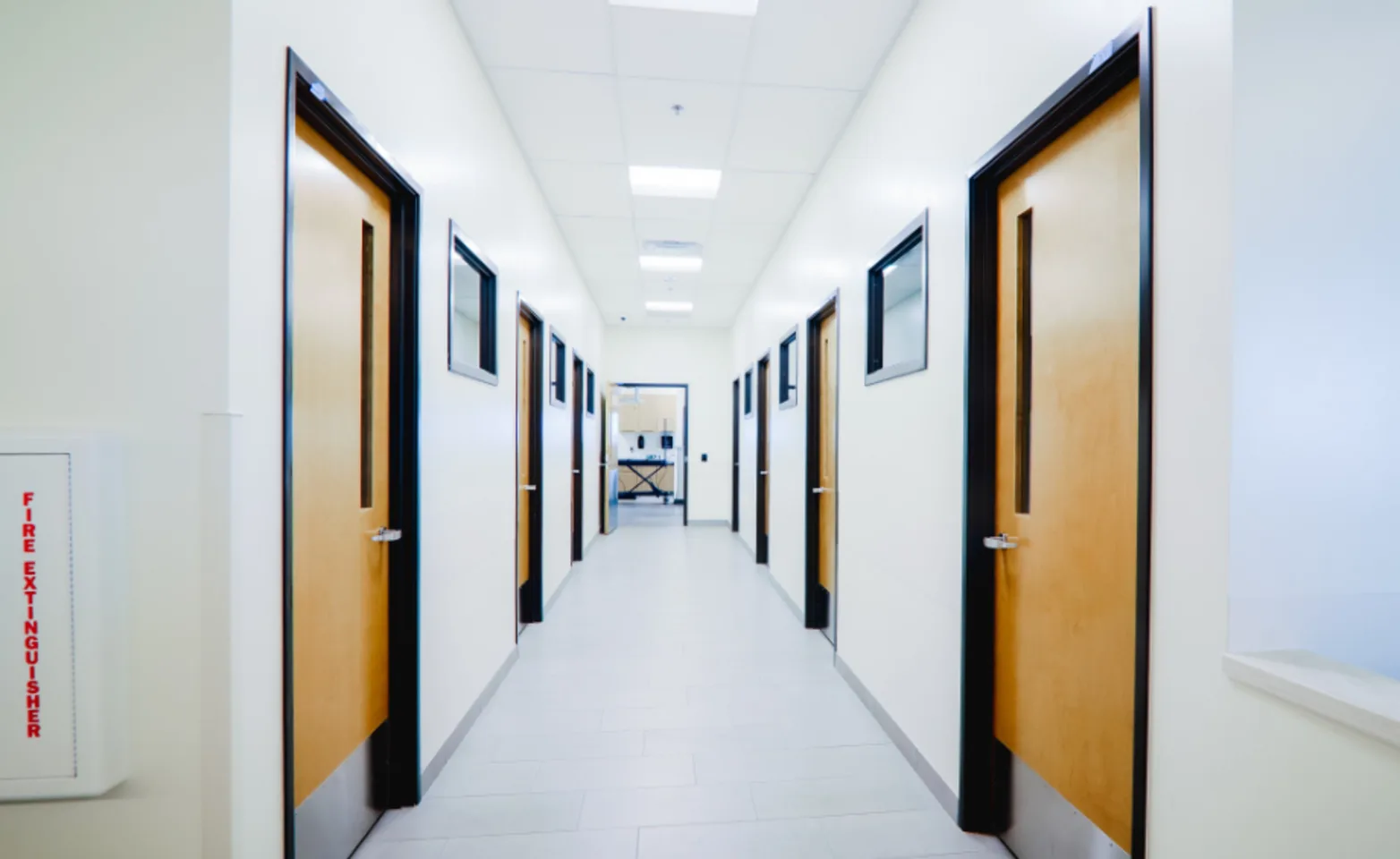 Specialty Exam Hallway inside ARISE Veterinary Center - Queen Creek Specialty Exam Hallway inside ARISE Veterinary Center - Queen Creek