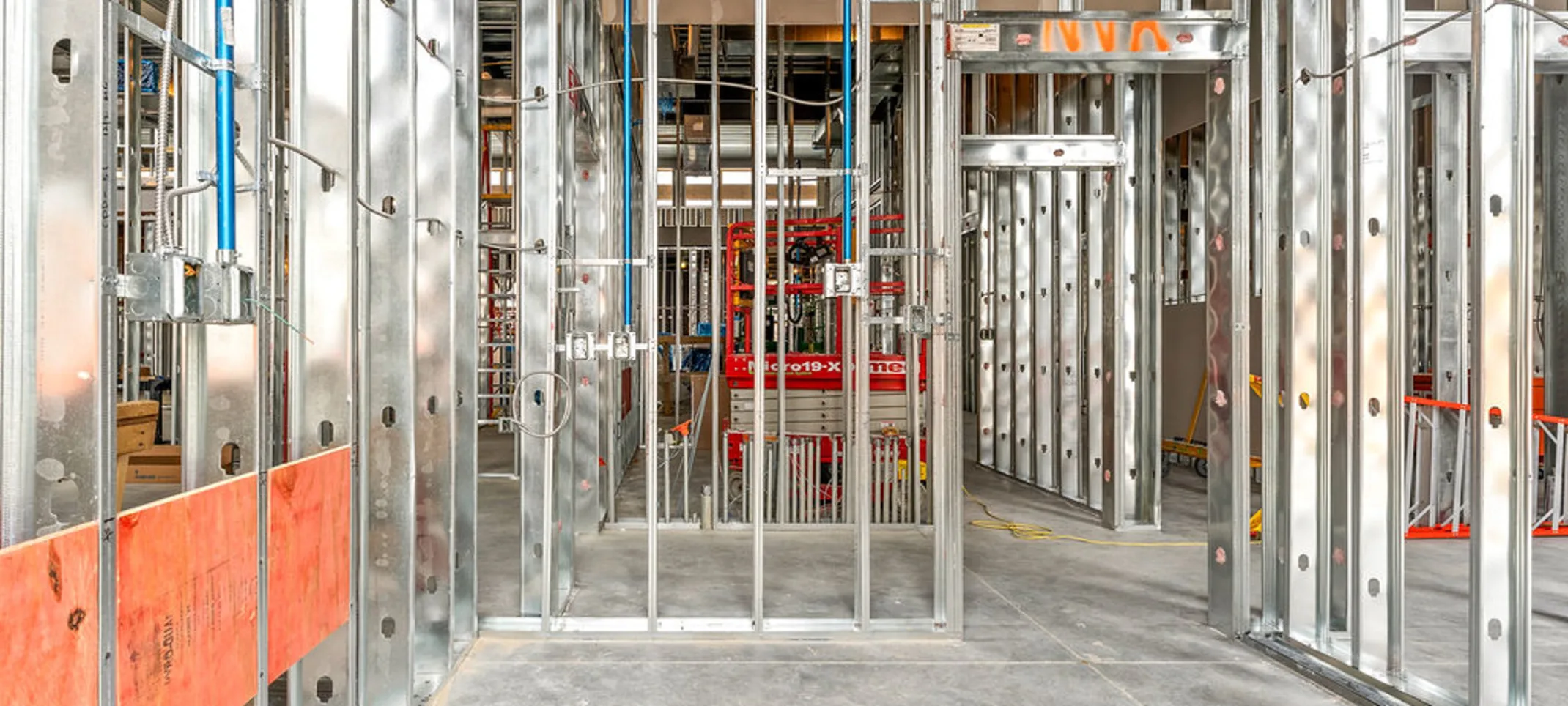 Interior wall construction Interior wall construction