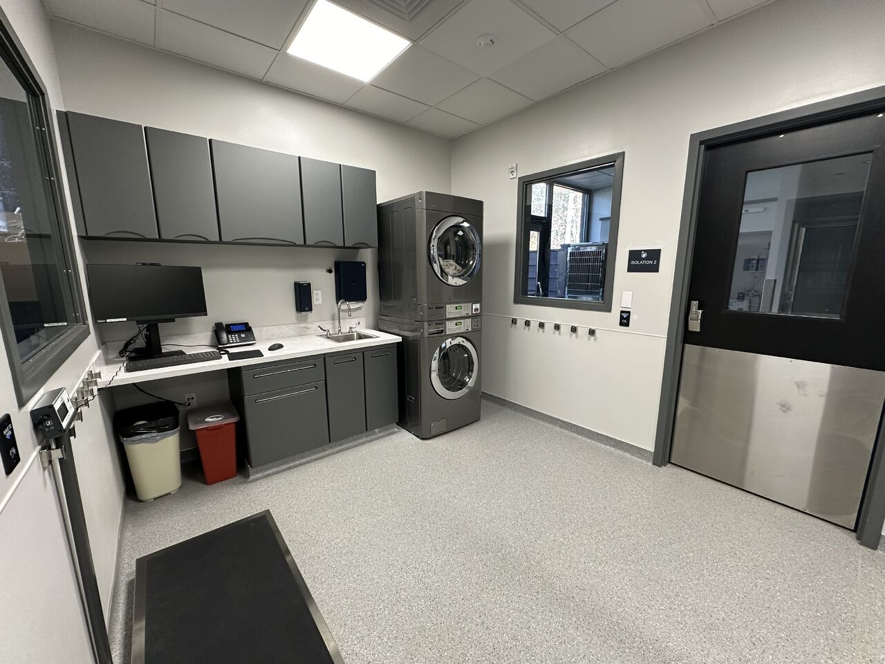 Treatment Area and Laundry Room