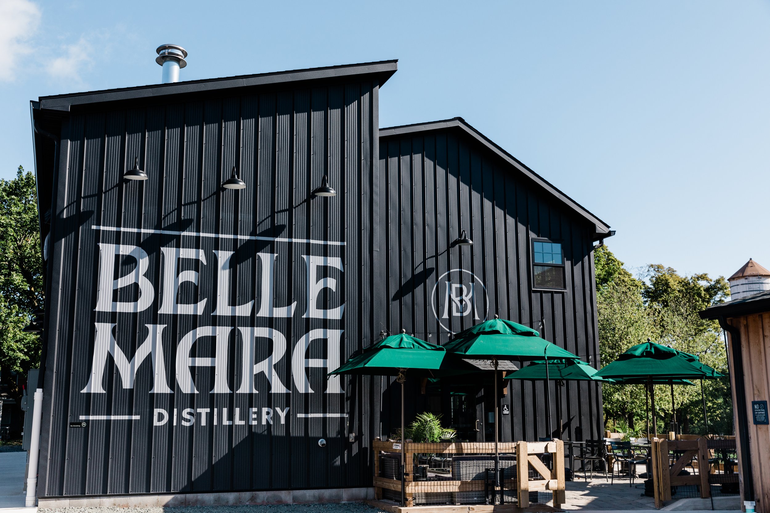 Exterior of Bellemara Distillery