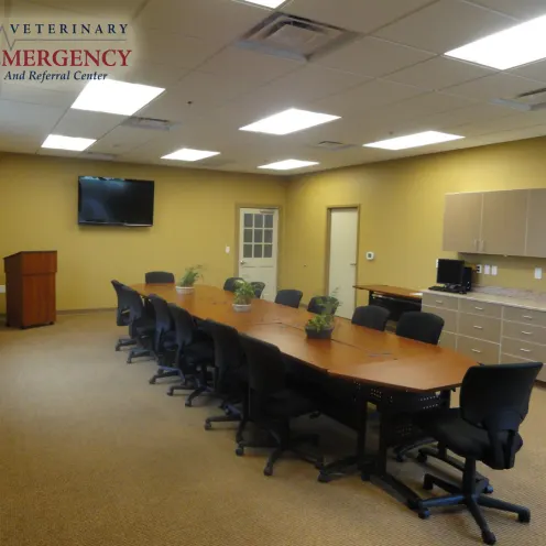 Conference room for continuing veterinary educational events