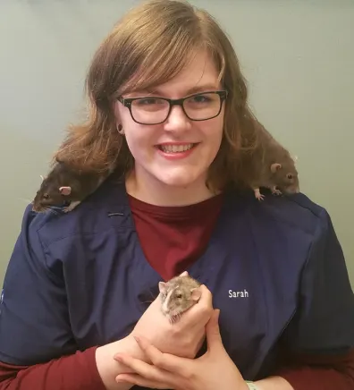 Sarah at Hanover Park Animal Care Center