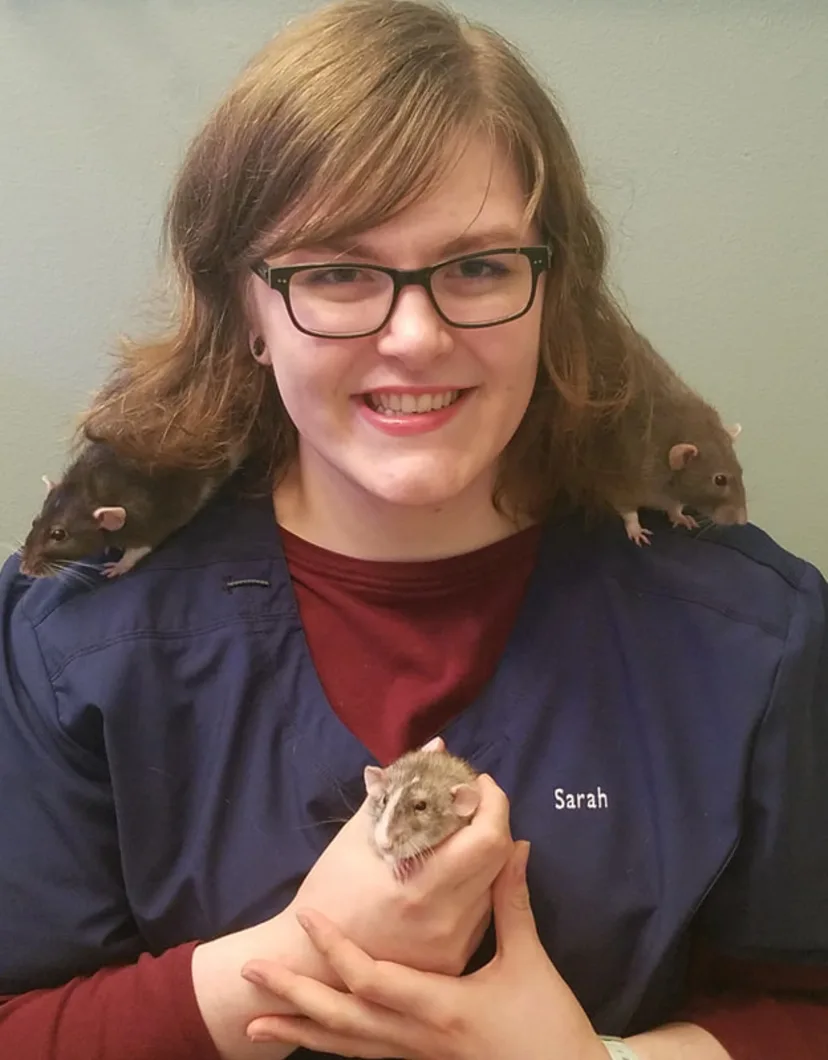 Sarah at Hanover Park Animal Care Center