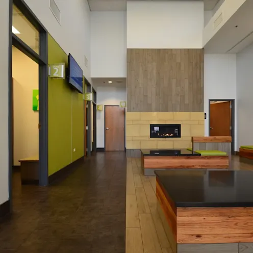 Countryside Veterinary Center lobby area Countryside Veterinary Center lobby area