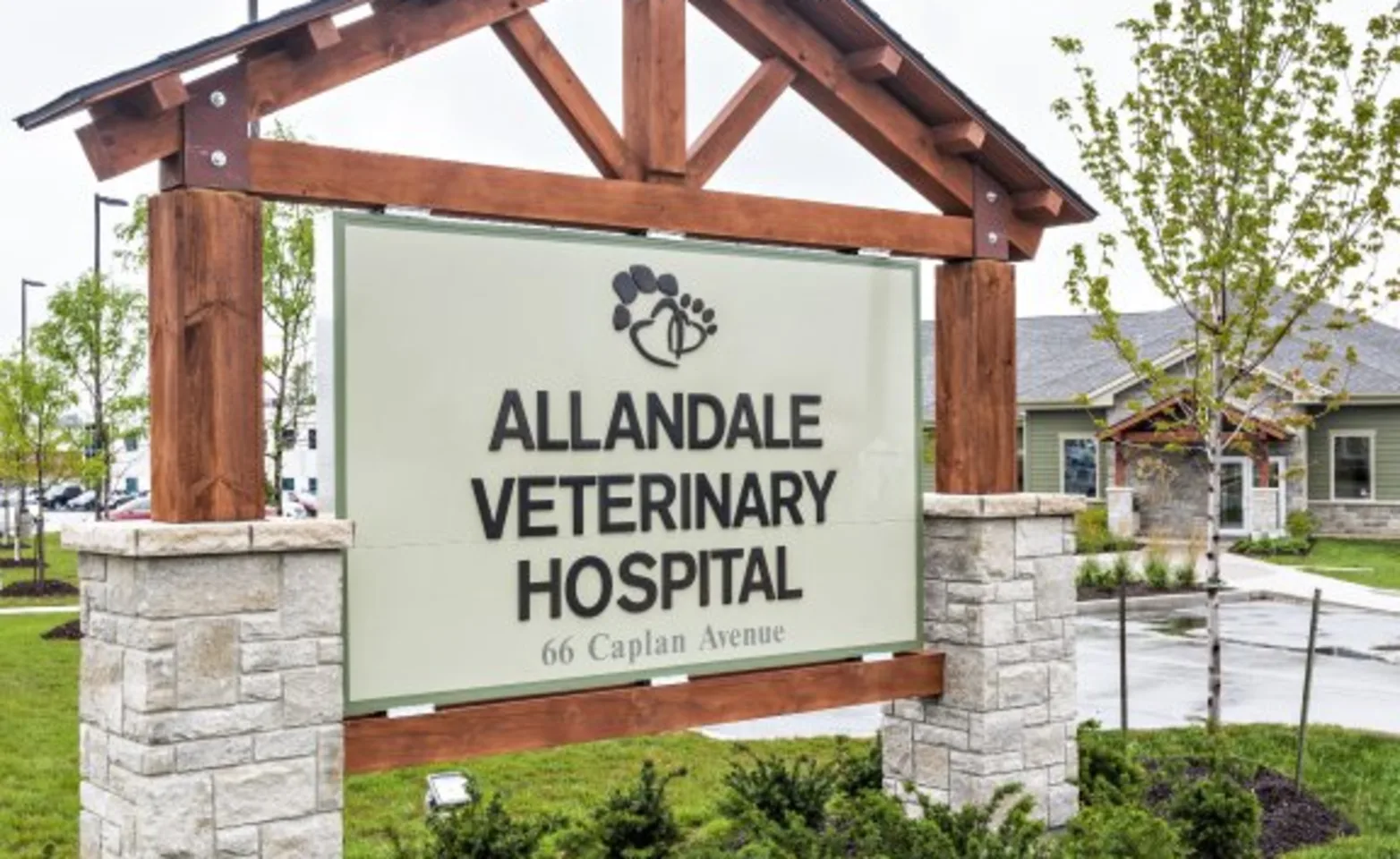 Allandale Veterinary Hospital Sign Allandale Veterinary Hospital Sign