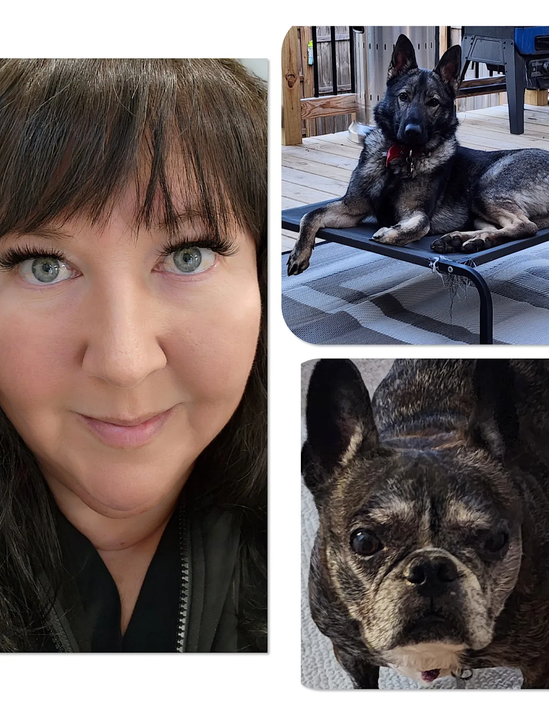 Tracy of Value Vet, and her dog, Lexi Tracy of Value Vet, and her dog, Lexi