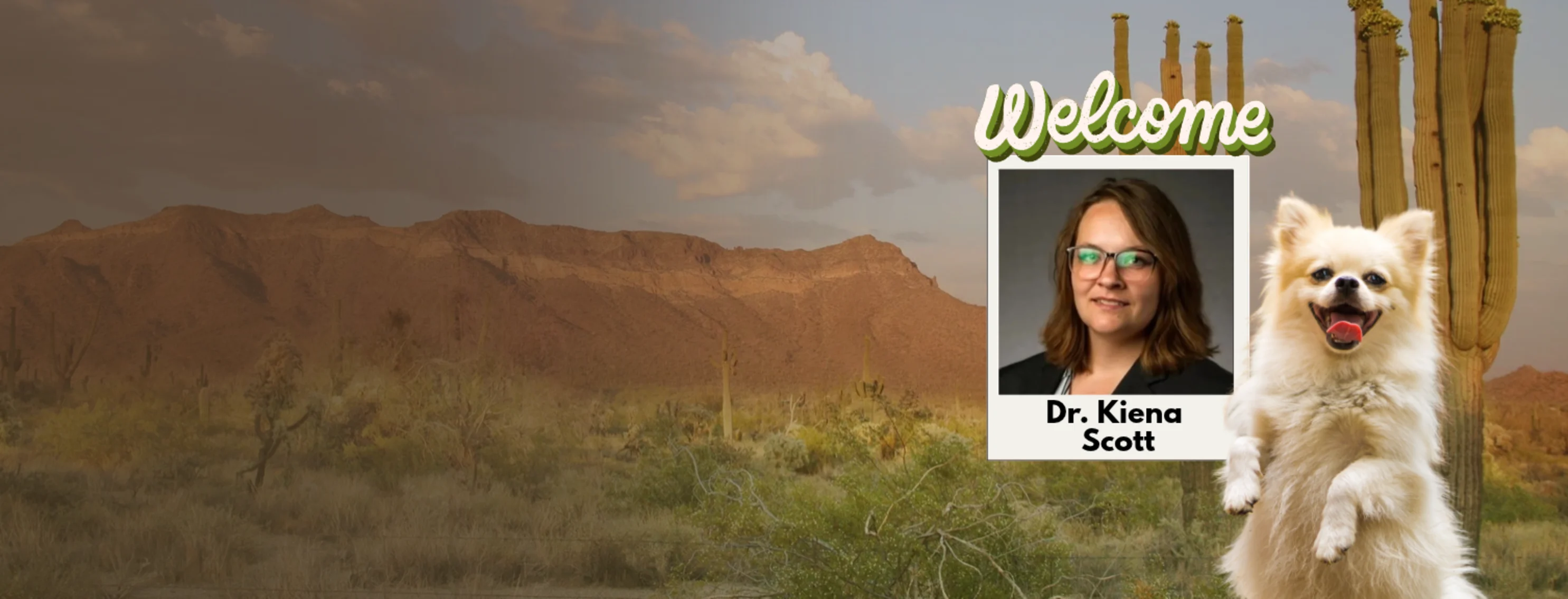 Welcome, Dr. Kiena Scott! Welcome, Dr. Kiena Scott!