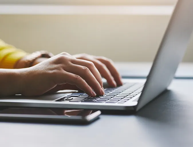 Laptop with Online Records Laptop with Online Records