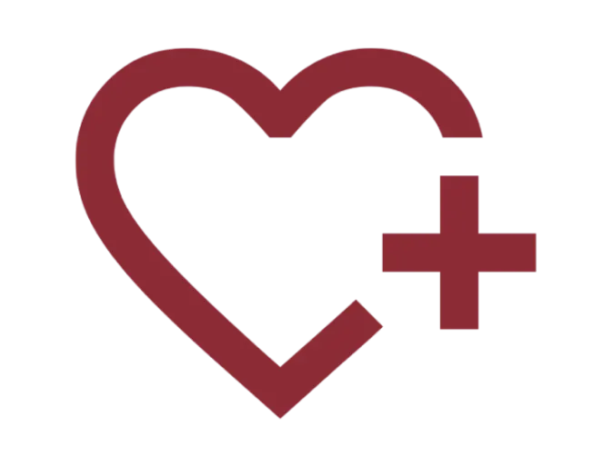 Logo of a heart with a plus sign, from Google Material Symbols & Icons Logo of a heart with a plus sign, from Google Material Symbols & Icons