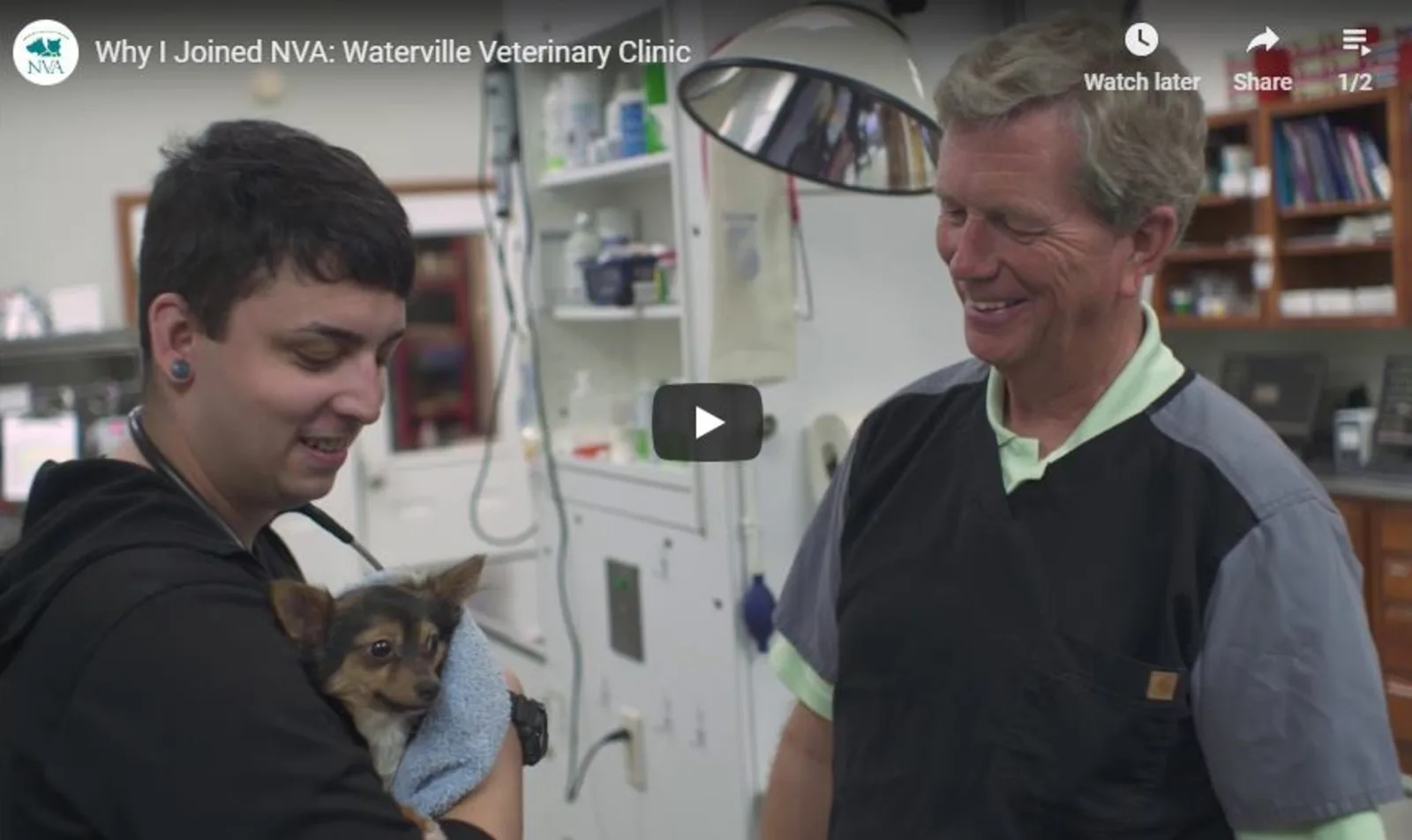 Waterville Veterinary Clinic testimonial video