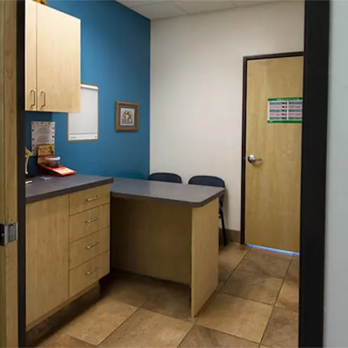 Our exam room Our exam room