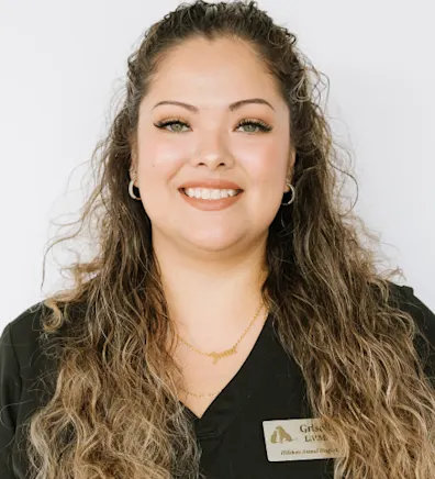 Griselda smiling at the camera Griselda smiling at the camera