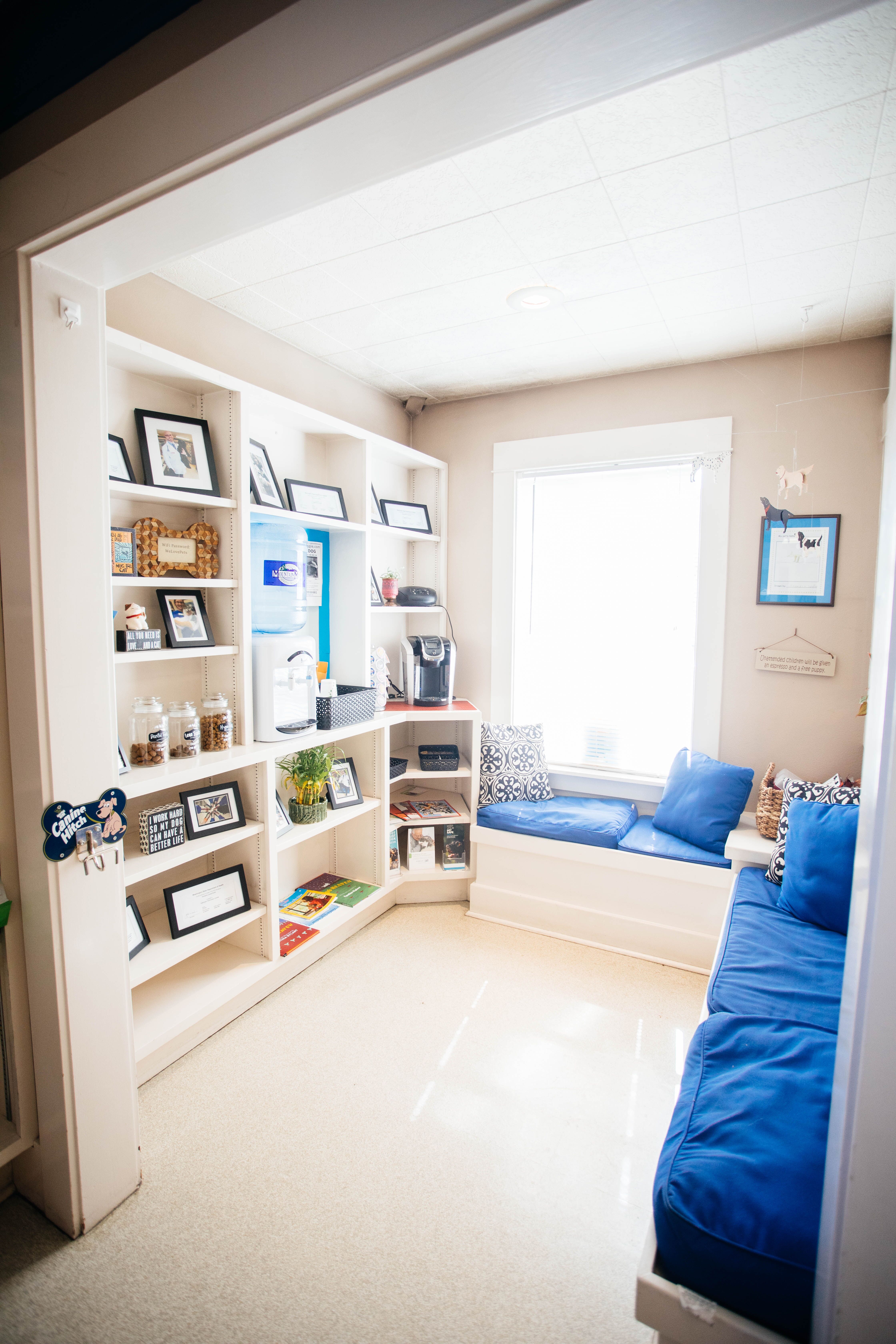 Waiting Area at North End Pet Hospital