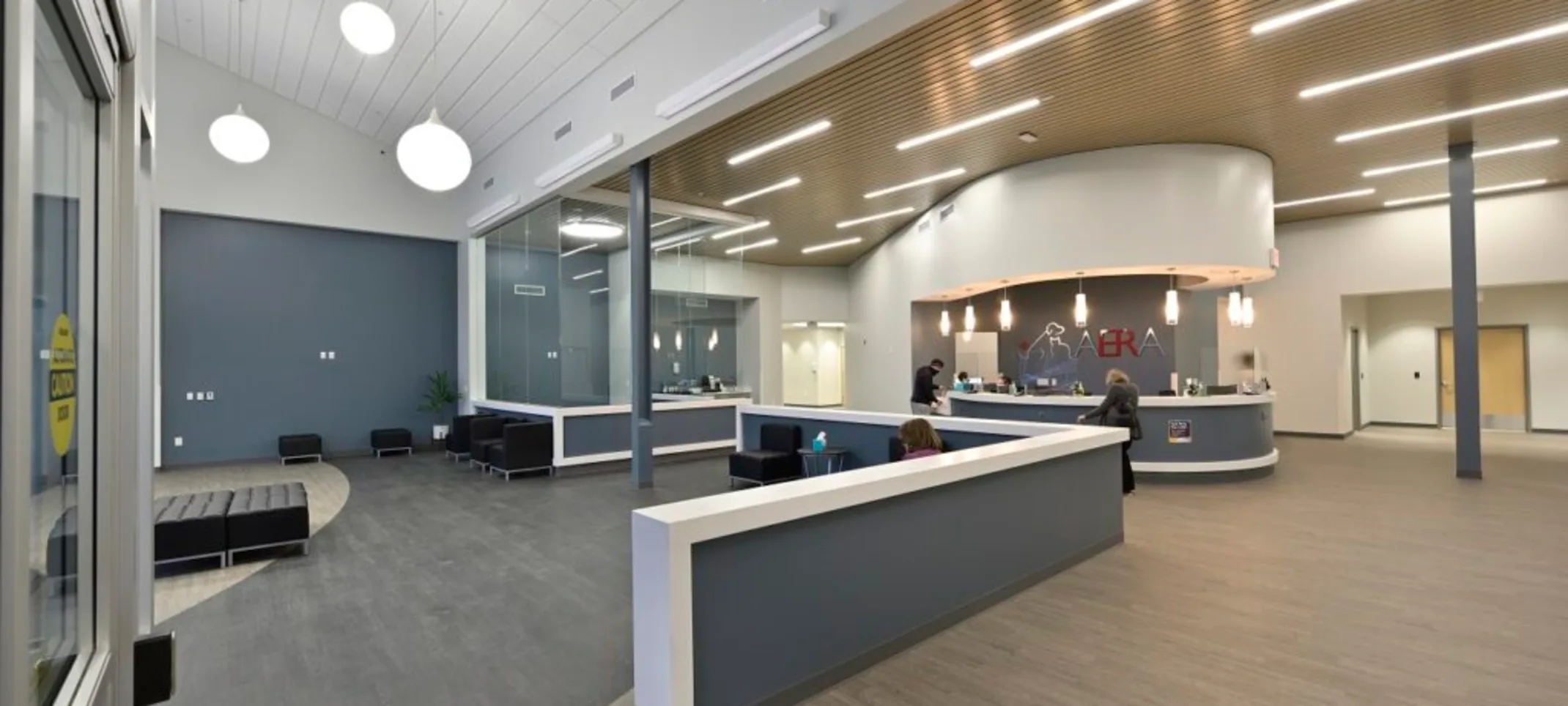 A view of the lobby at Animal Emergency & Referral Associates A view of the lobby at Animal Emergency & Referral Associates