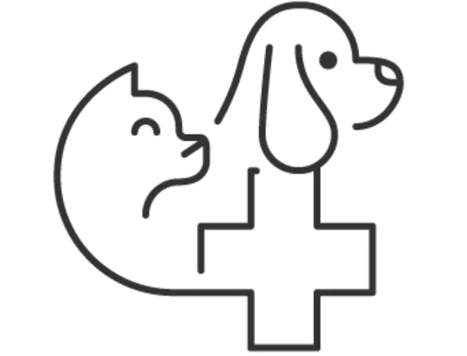 Cat dog emergency line art Cat dog emergency line art