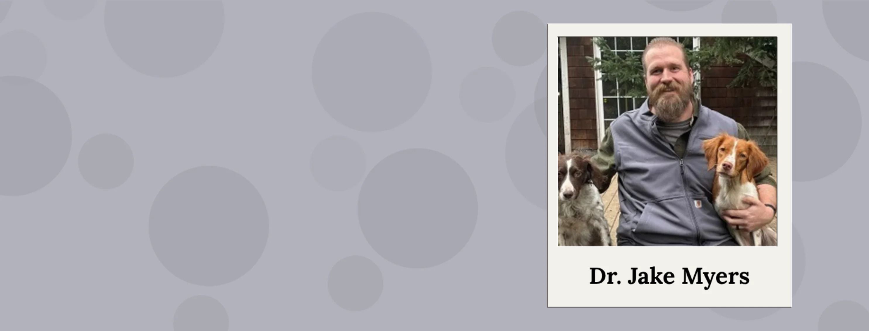 Dr. Jake Myers Dr. Jake Myers