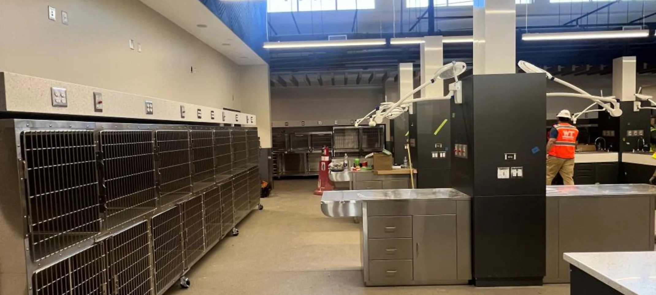 Virginia Veterinary Centers Indoor Construction  Virginia Veterinary Centers Indoor Construction