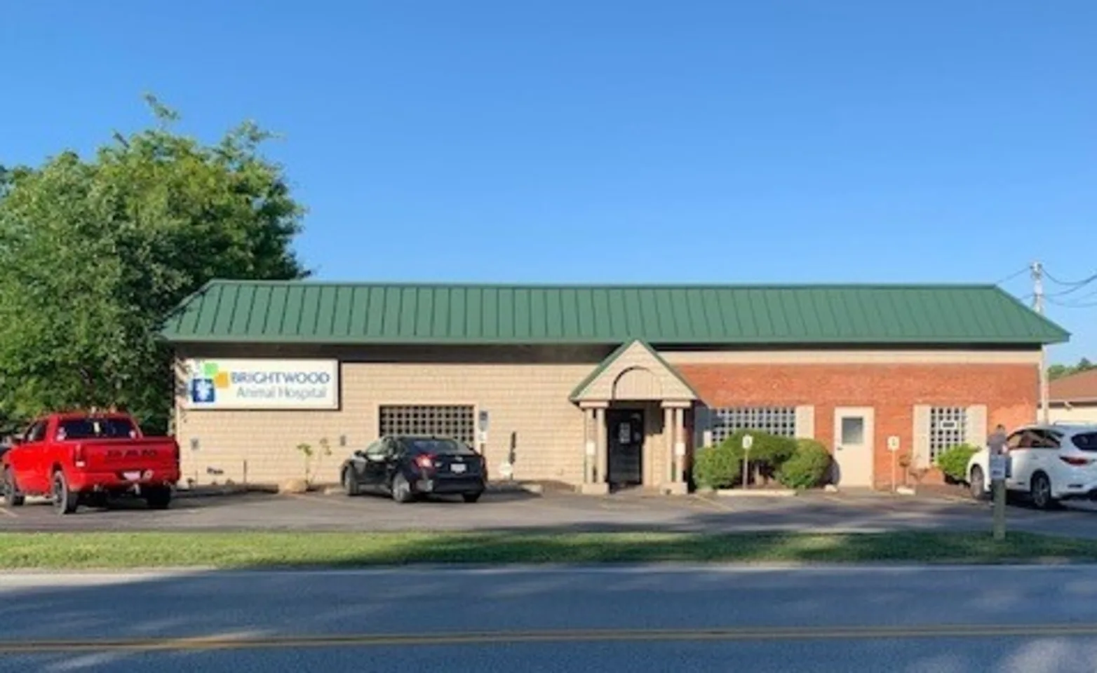 Exterior of the hospital