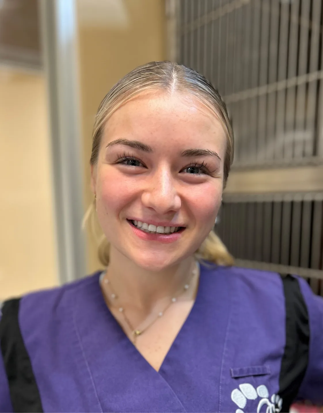 Photo of Veterinary Assistant Laura. Photo of Veterinary Assistant Laura.