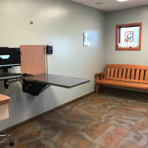 Exam Room with Bench
