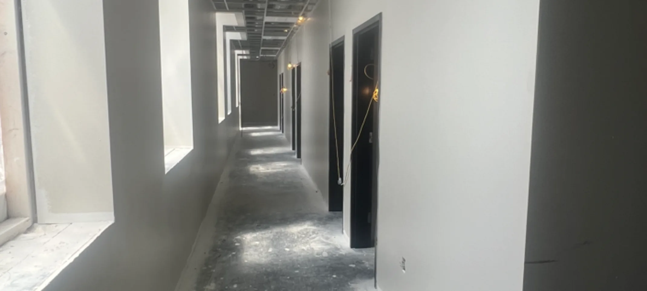 1 to 3 hallways in exam rooms. 1 to 3 hallways in exam rooms.