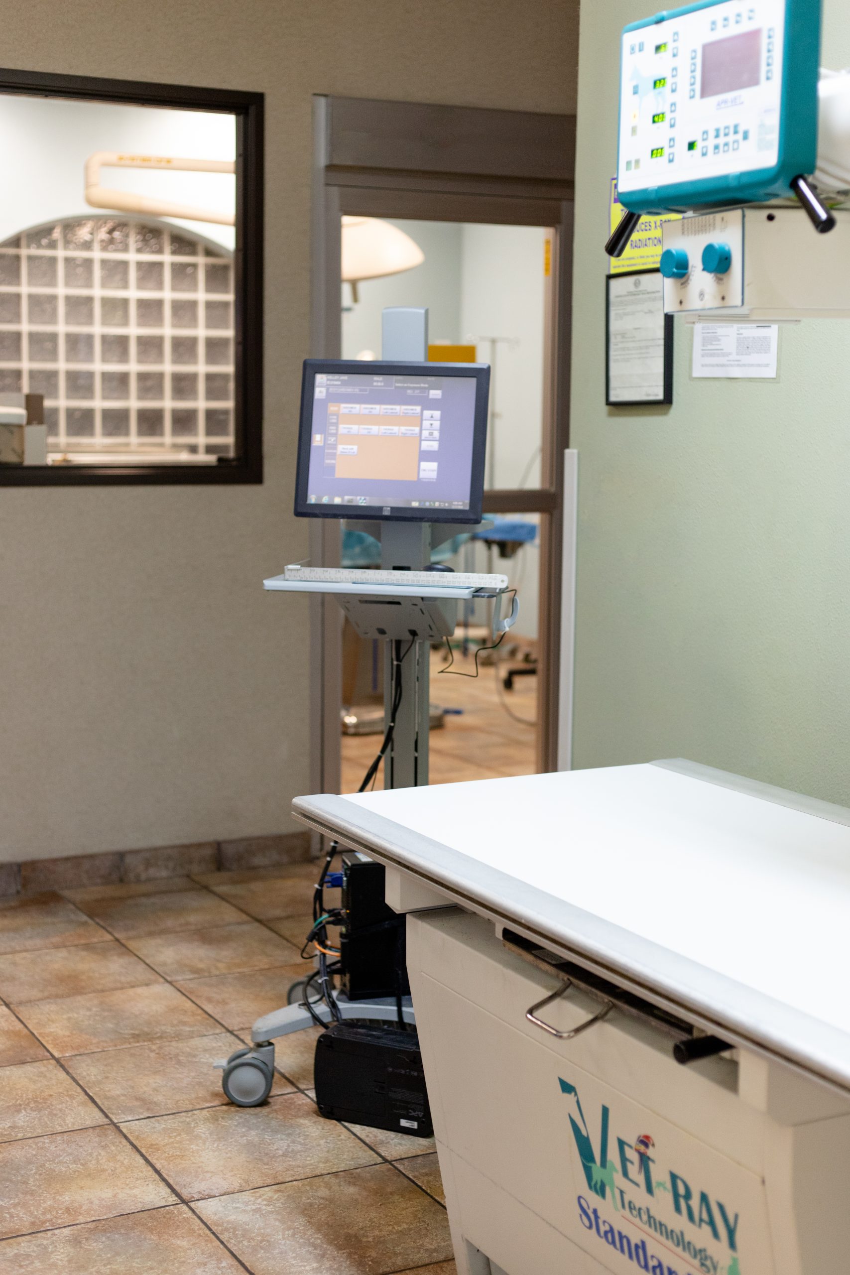 Emergency Animal Hospital of Collin County xray area