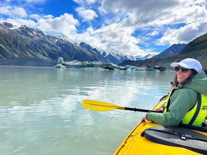 Eagleview Team Member Kayaking