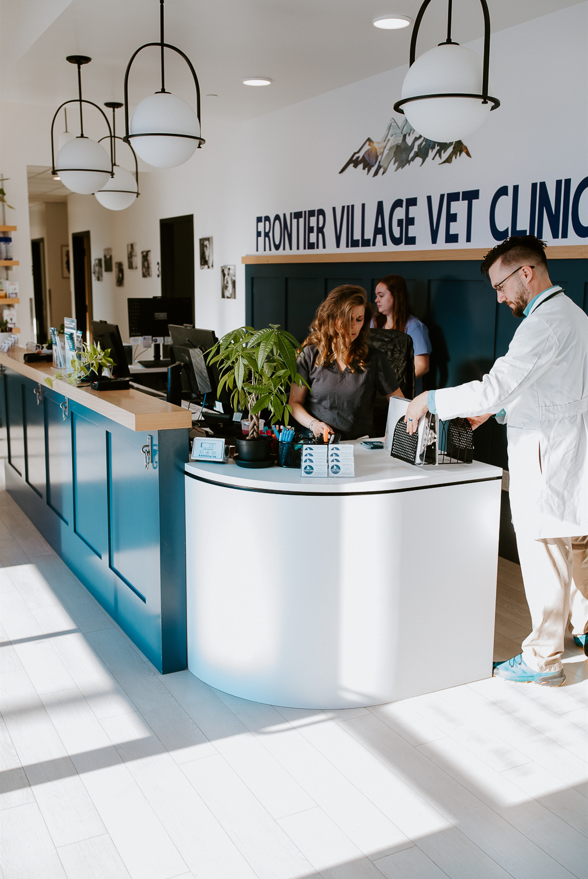 Frontier Village Veterinary Clinic Reception