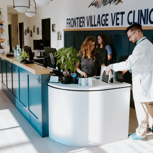 Frontier Village Veterinary Clinic Reception