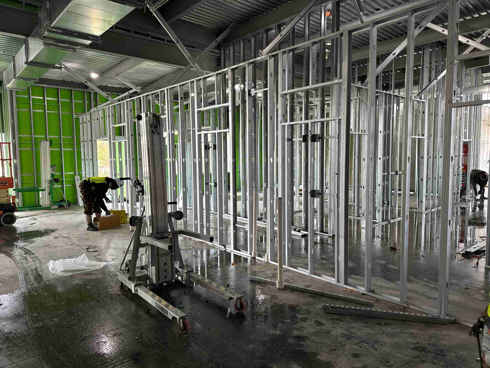 Interior view of the new expansion 