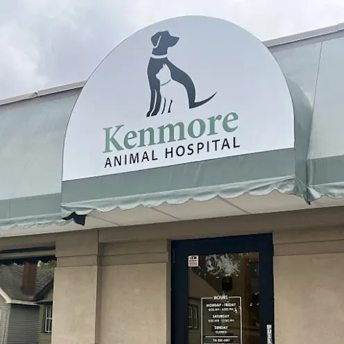 Front Awning of Kenmore Animal Hospital Front Awning of Kenmore Animal Hospital