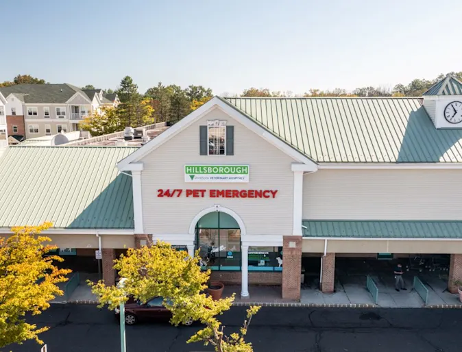 Drone image of Red Bank Hillsborough Hospital Drone image of Red Bank Hillsborough Hospital