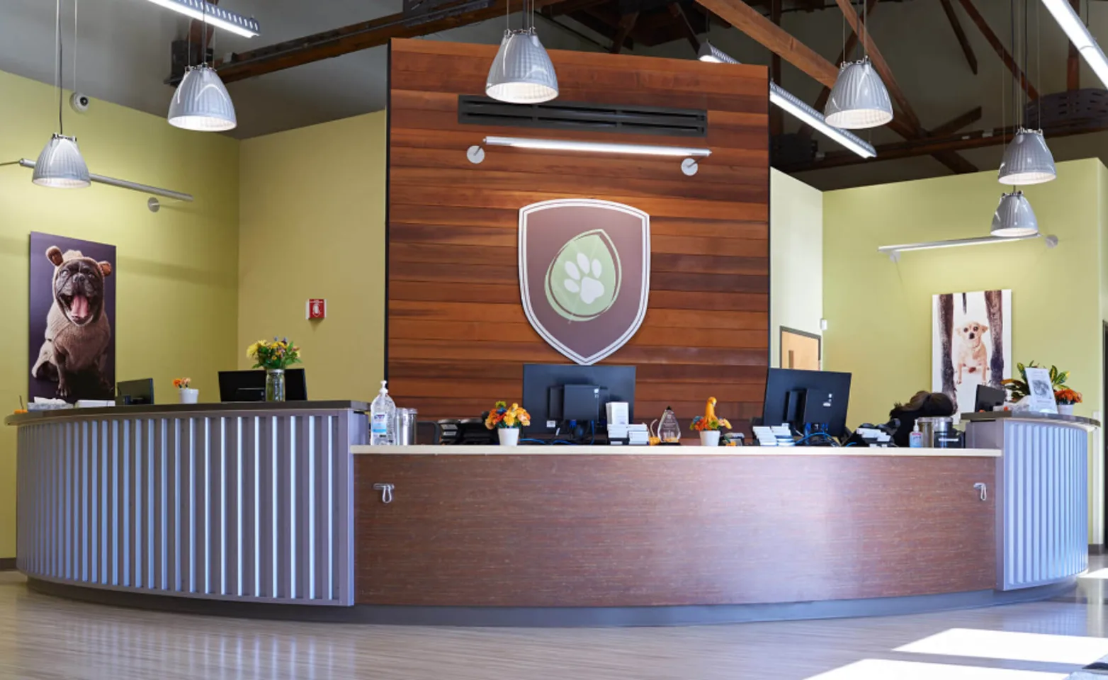 Receptionist Desk at SAGE Veterinary Center - Redwood City