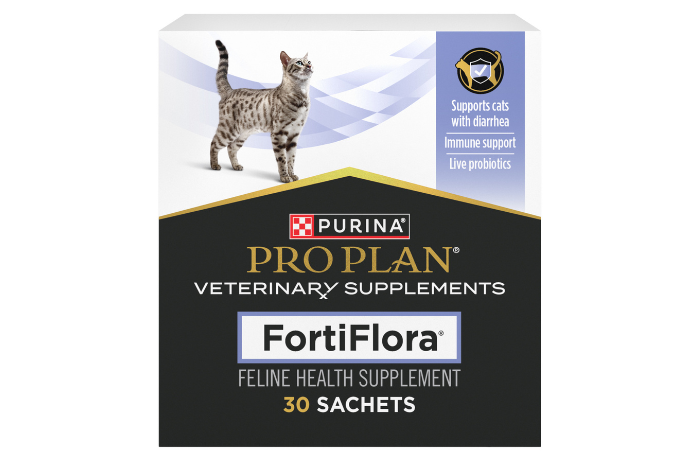 Fortiflora for cats.