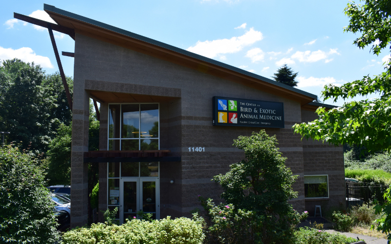 The Center for Bird and Exotic Medicine Front Entrance