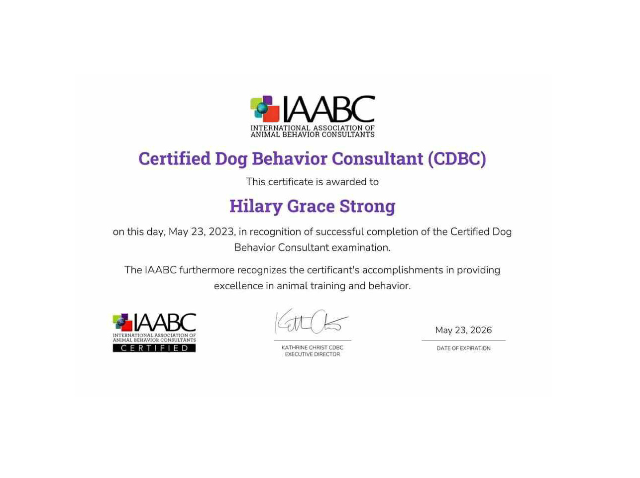 IAAB Certification